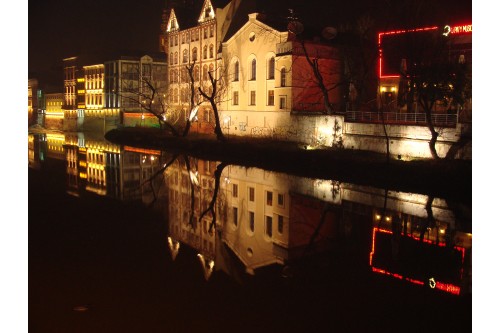 Opolska Wenecja Nocą